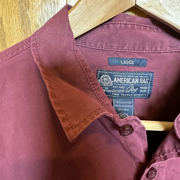 American Rag - Maroon Polo - Picture 2 of 2
